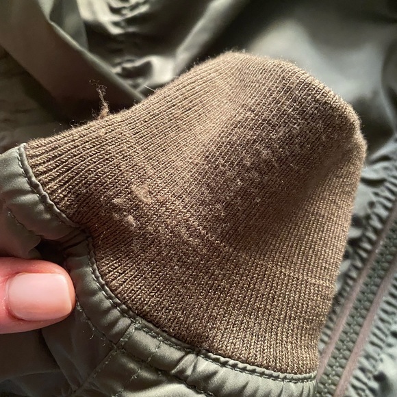 Vince ruched shell hooded bomber jacket - Picture 9 of 13